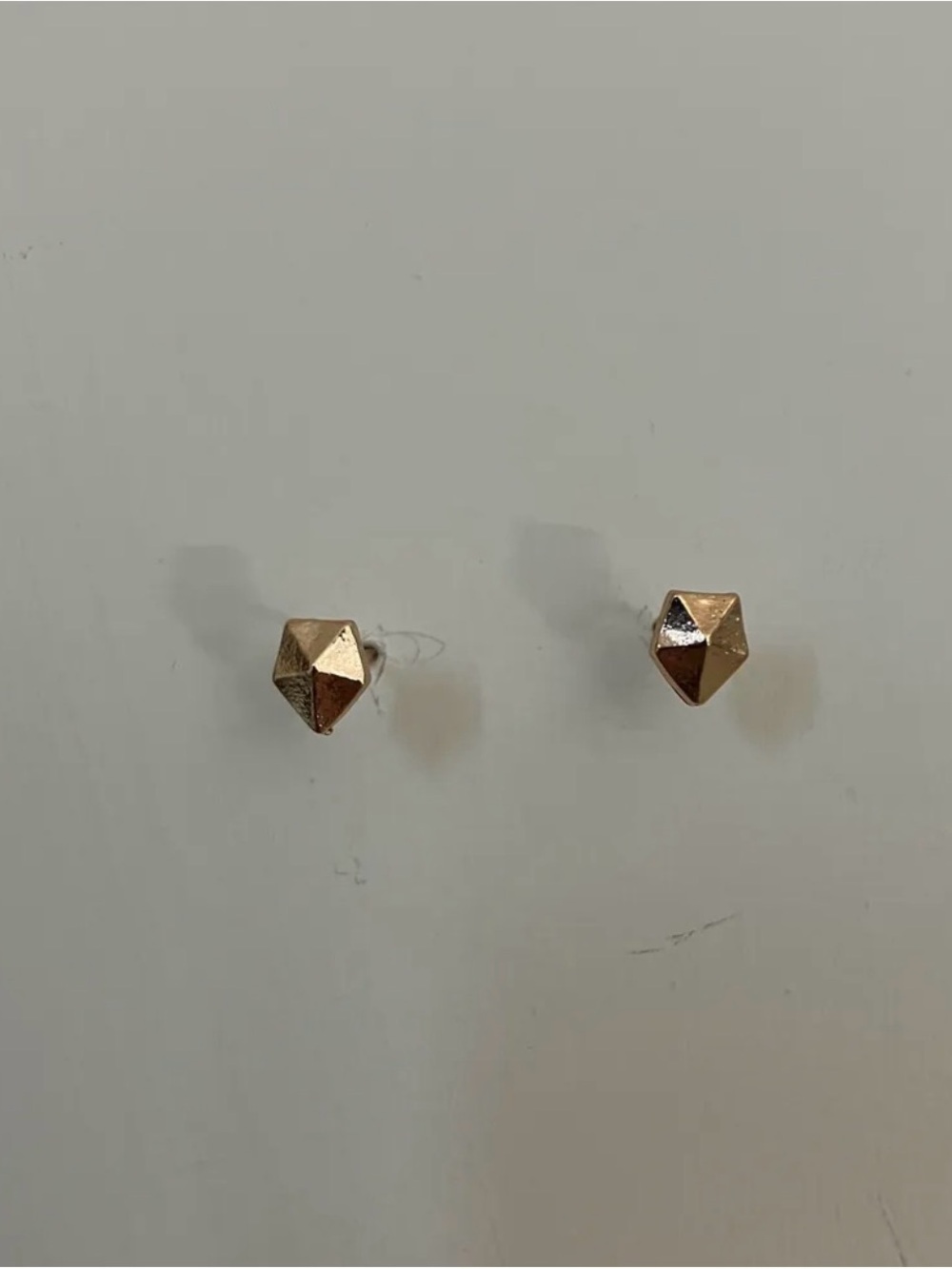 Hexagon Pyramid Stud Earring